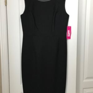 9 and Co Black Sheath Knee Length Dress